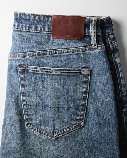 laydown detail image of Japanese Stretch Selvedge Denim - HB Straight