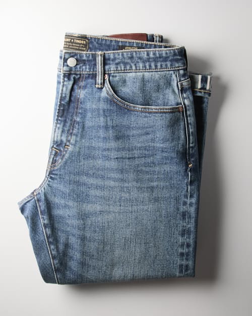 no crop image of Japanese Stretch Selvedge Denim - HB Straight