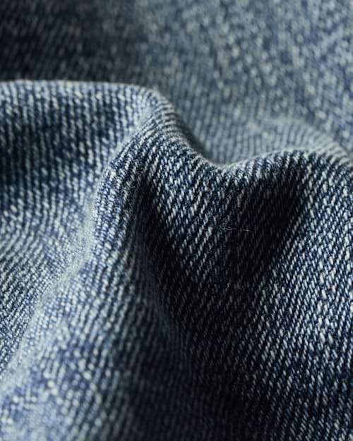 laydown detail image of Japanese Stretch Selvedge Denim - HB Straight