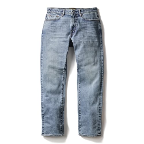 laydown image of Japanese Stretch Selvedge Denim - HB Straight