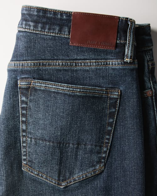 laydown detail image of Japanese Stretch Selvedge Denim - HB Athletic Tapered