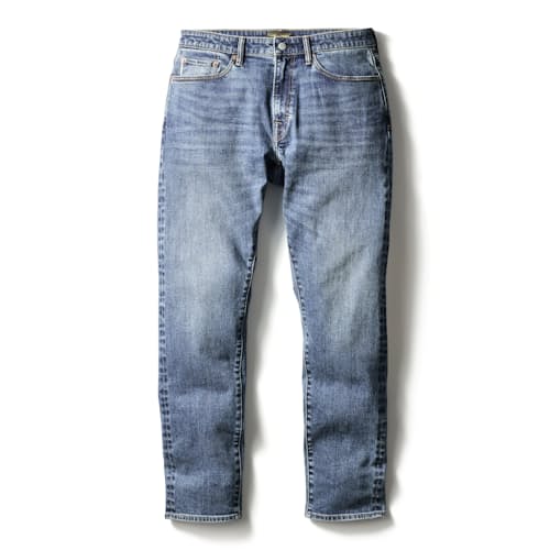 laydown image of Japanese Stretch Selvedge Denim - HB Athletic Tapered
