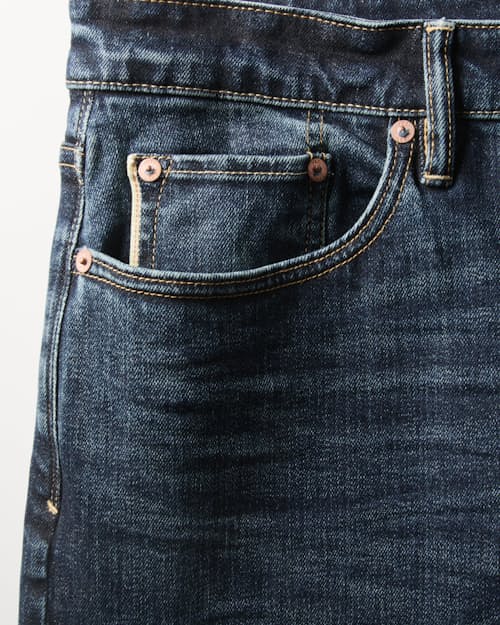 laydown detail image of Japanese Stretch Selvedge Denim - HB Athletic Straight