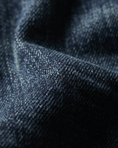 laydown detail image of Japanese Stretch Selvedge Denim - HB Athletic Straight