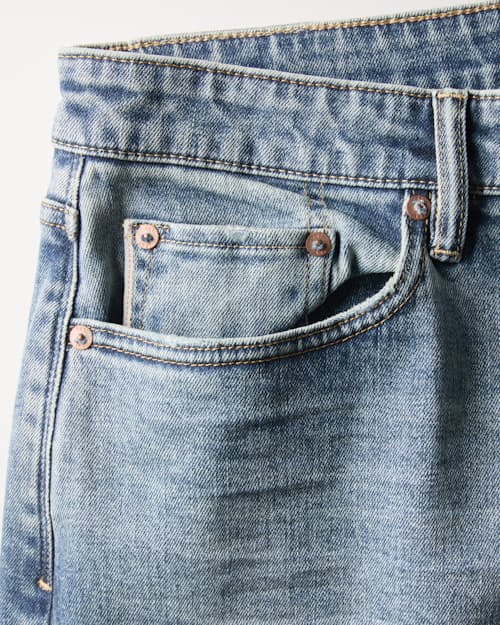 laydown detail image of Japanese Stretch Selvedge Denim - HB Athletic Straight