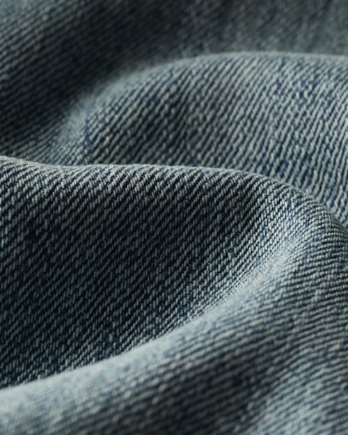 laydown detail image of Japanese Stretch Selvedge Denim - HB Athletic Straight