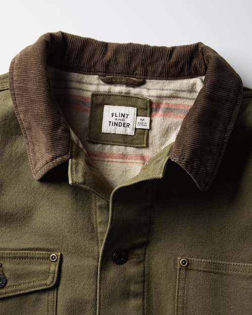laydown detail image of Mason Flannel-Lined Chore Coat