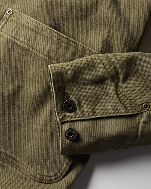 laydown detail image of Mason Flannel-Lined Chore Coat
