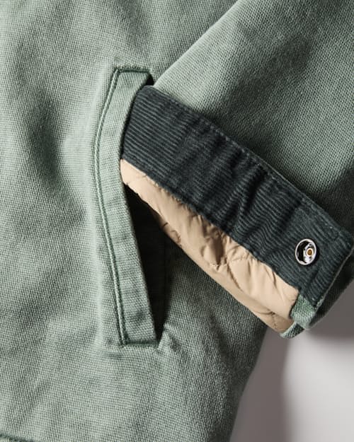 laydown detail image of Mason Canvas Work Jacket