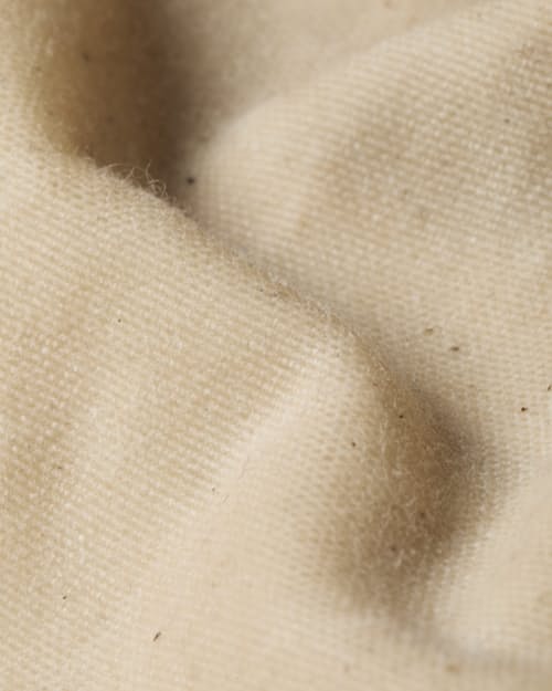 laydown detail image of Flannel-Lined Waxed Trucker Jacket