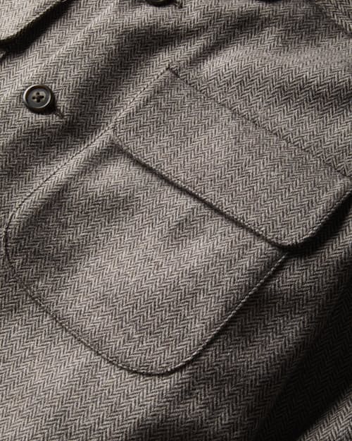laydown detail image of Wool Overshirt