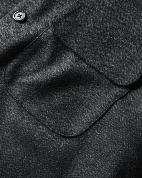 laydown detail image of Wool Overshirt