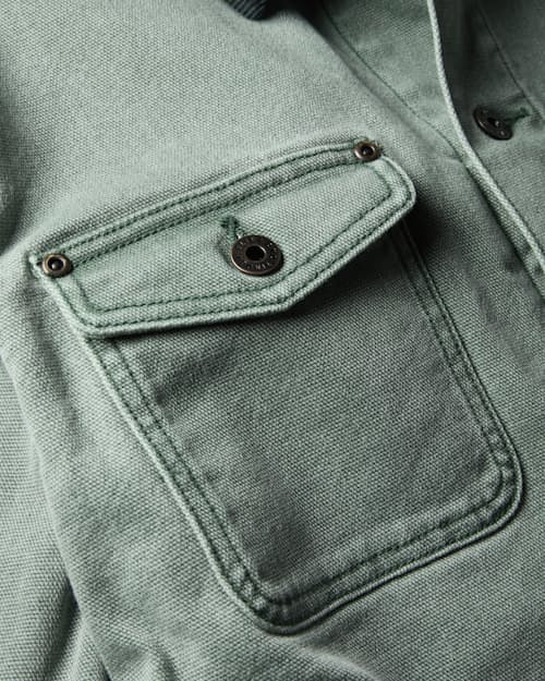 laydown detail image of Mason Flannel-Lined Chore Coat