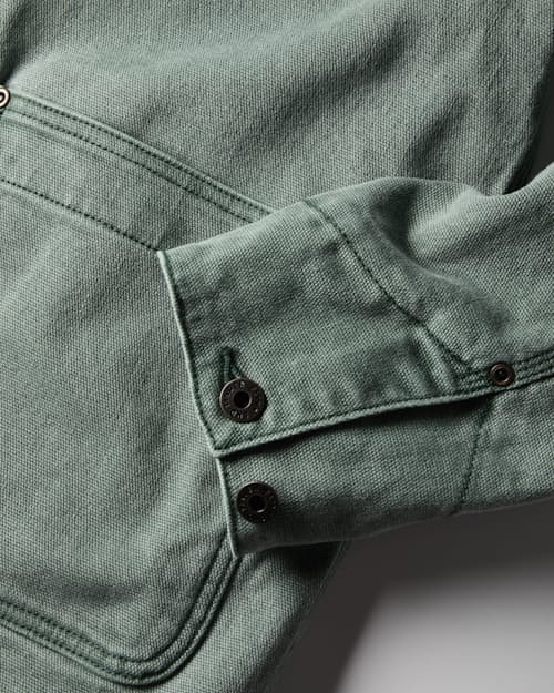 laydown detail image of Mason Flannel-Lined Chore Coat