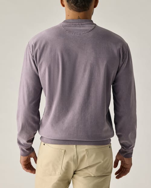 on model image of PatinaTech Crewneck Sweatshirt