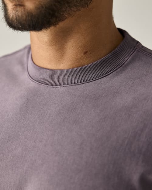 on model image of PatinaTech Crewneck Sweatshirt