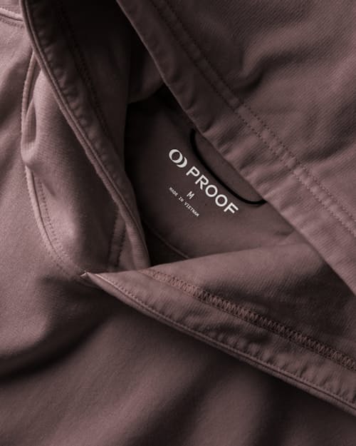 laydown detail image of PatinaTech Hoodie