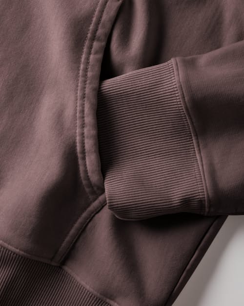 laydown detail image of PatinaTech Hoodie
