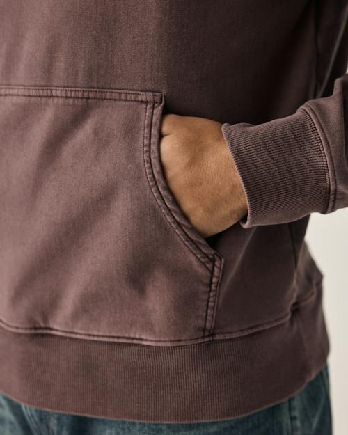 on model image of PatinaTech Hoodie