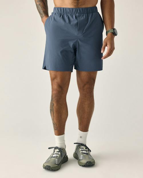 on model image of Sevens Sport Short Lined - 7"