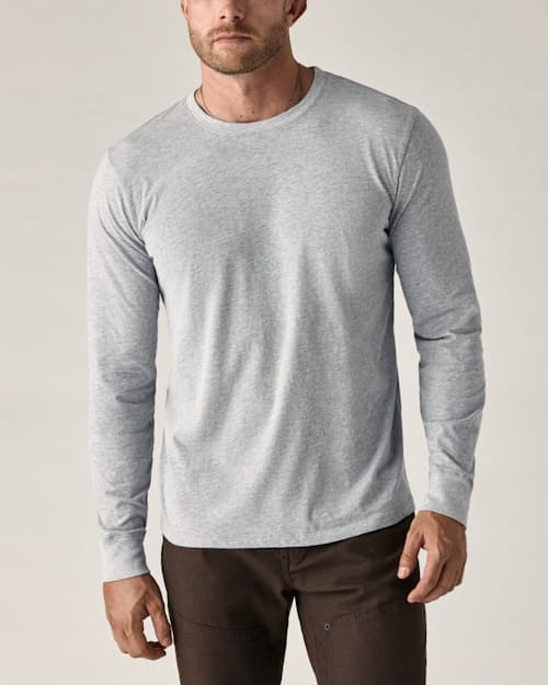 on model image of Vintage Soft Wash Long Sleeve T-Shirt