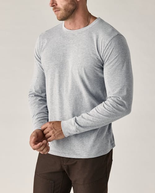 on model image of Vintage Soft Wash Long Sleeve T-Shirt