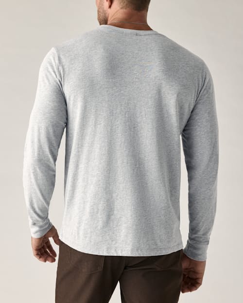 on model image of Vintage Soft Wash Long Sleeve T-Shirt