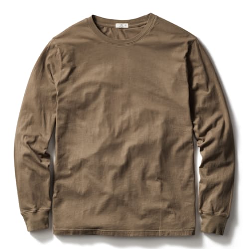 laydown image of Vintage Soft Wash Long Sleeve T-Shirt