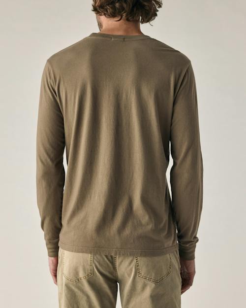 on model image of Vintage Soft Wash Long Sleeve T-Shirt