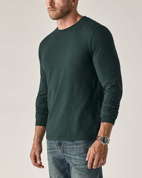 on model image of Vintage Soft Wash Long Sleeve T-Shirt