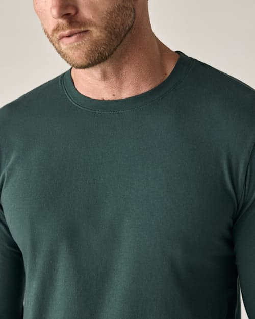 on model image of Vintage Soft Wash Long Sleeve T-Shirt