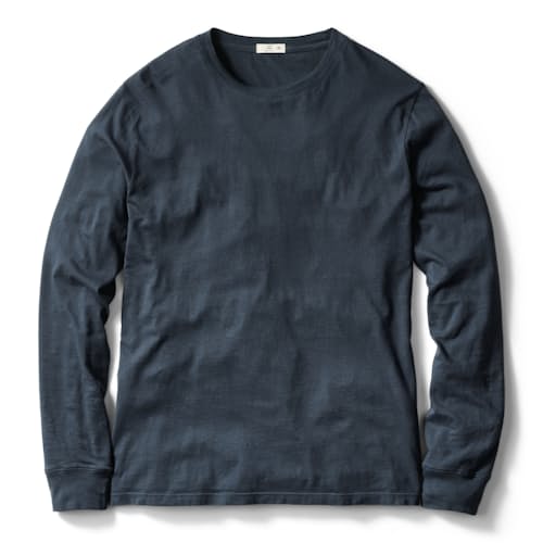 laydown image of Vintage Soft Wash Long Sleeve T-Shirt