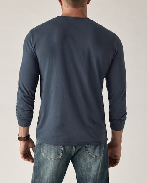on model image of Vintage Soft Wash Long Sleeve T-Shirt