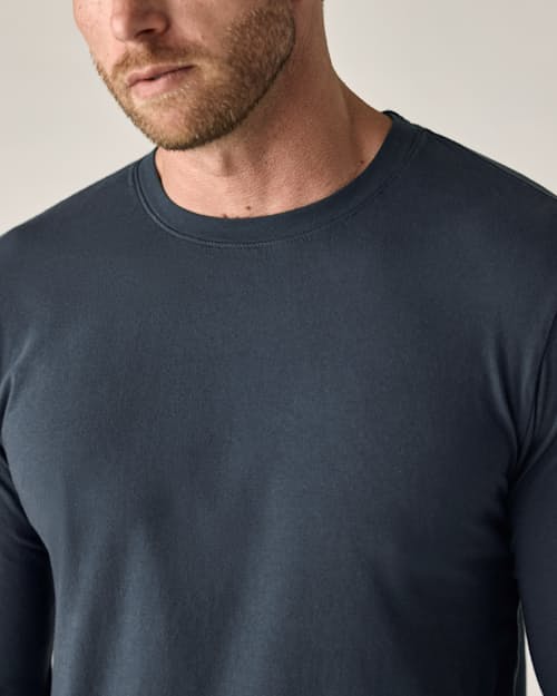 on model image of Vintage Soft Wash Long Sleeve T-Shirt