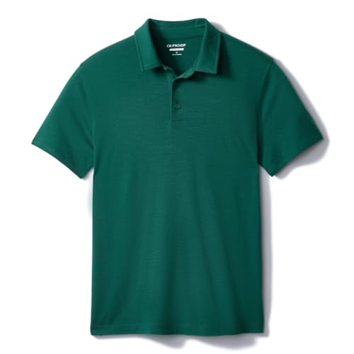 laydown image of 72-Hour Merino Polo Shirt