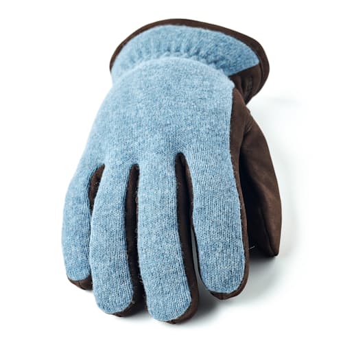 laydown image of Noah Wool Plaid Glove