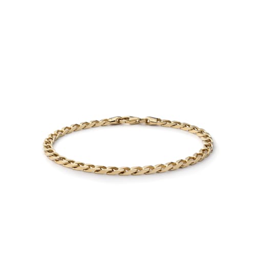 lifestyle image of 4mm Cuban Chain Bracelet