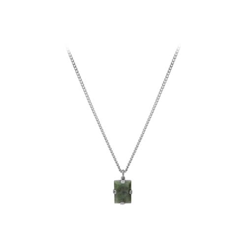 laydown image of Lennox Jasper Necklace