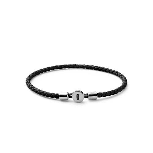 laydown image of Nexus Leather Bracelet