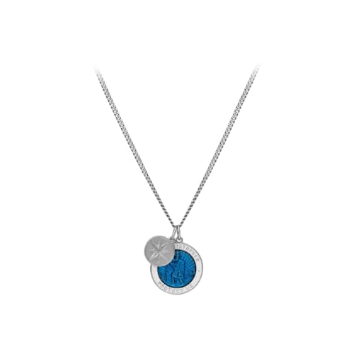 laydown image of Saint Christopher Surf Necklace