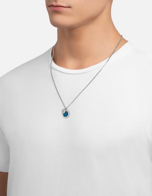 on model image of Saint Christopher Surf Necklace