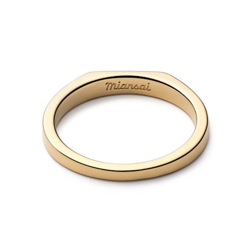 laydown image of Thin Geo Ring