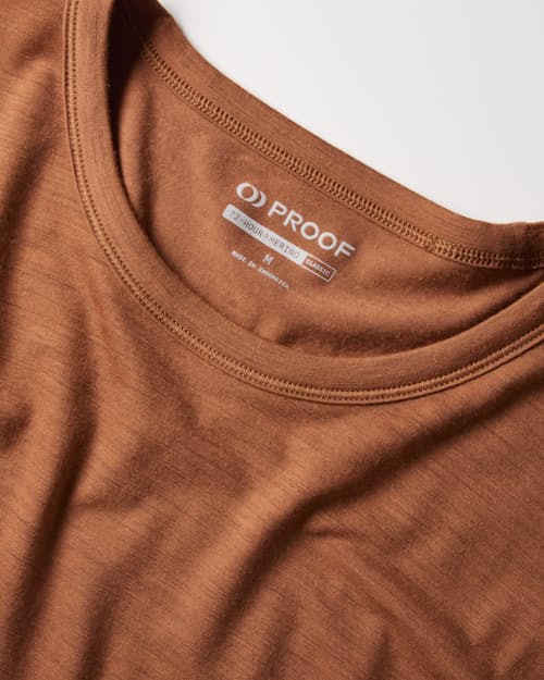 laydown detail image of 72-Hour Merino T-Shirt - Classic Fit
