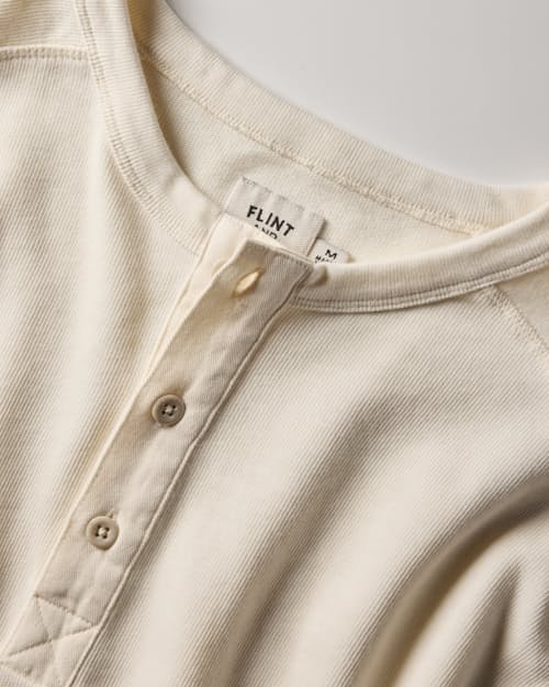 laydown detail image of Surplus Long Sleeve Henley