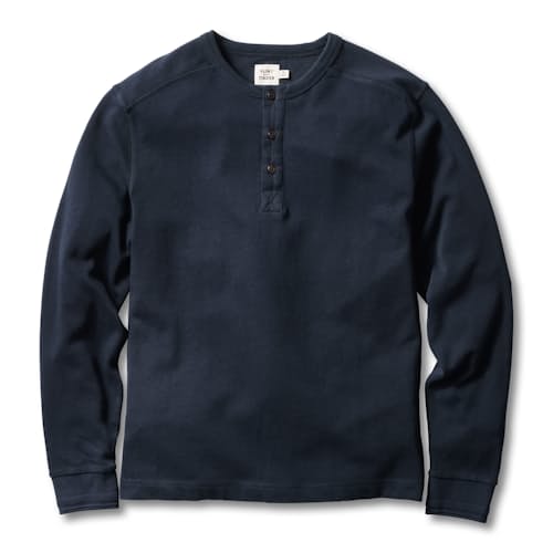 laydown image of Surplus Long Sleeve Henley