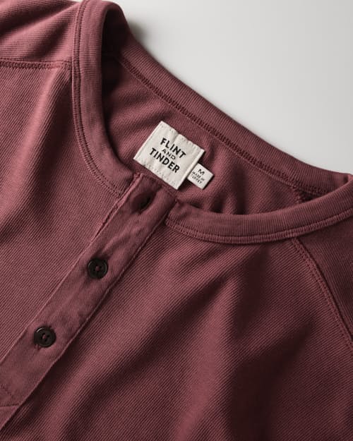 laydown detail image of Surplus Long Sleeve Henley