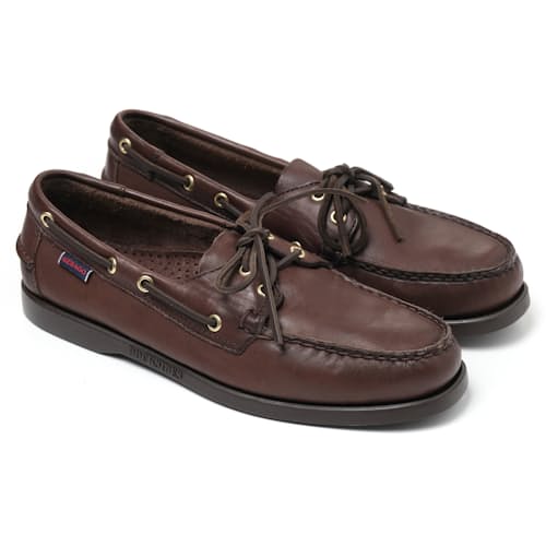laydown image of Docksides Portland Boat Shoe
