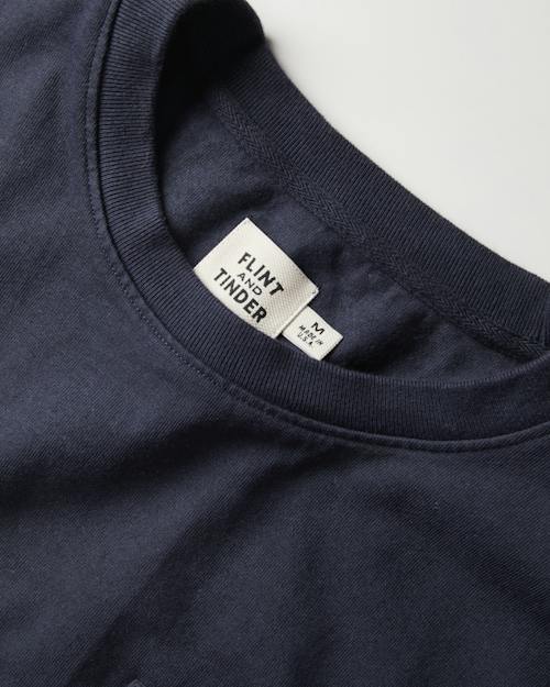 laydown detail image of Long Sleeve American Heavyweight Pocket T-Shirt