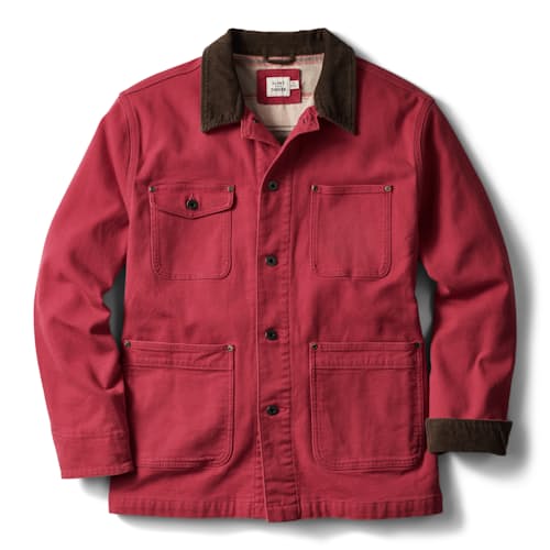 laydown image of Mason Flannel-Lined Chore Coat