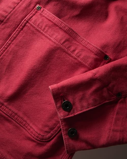 laydown detail image of Mason Flannel-Lined Chore Coat